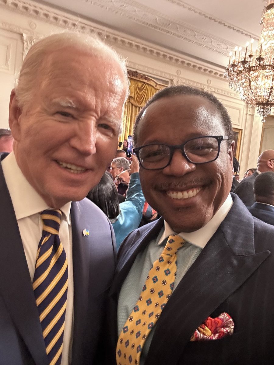 With President Biden at the White House