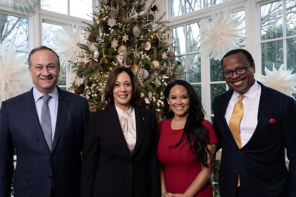 With Vice President Harris and Second Gentleman Emhoff